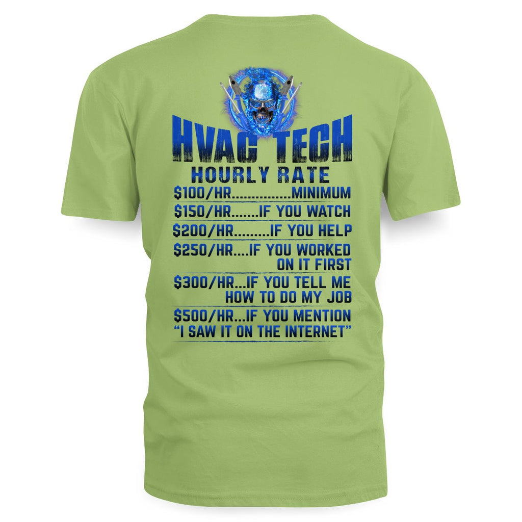 Awesome HVAC Tech Hourly Rate-Hoodie - grunx260804-0236