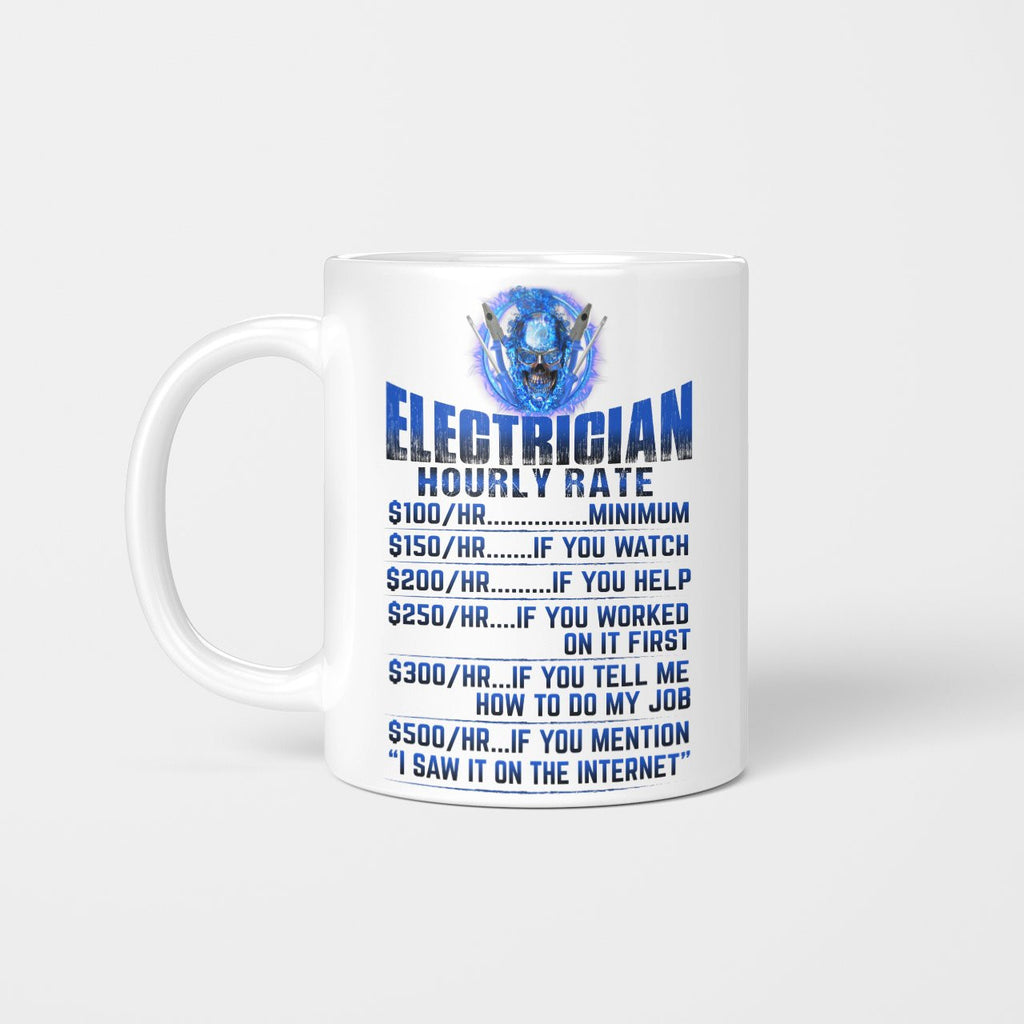 Awesome Electrician Hourly Rate-Hoodie - grunx260804-0061