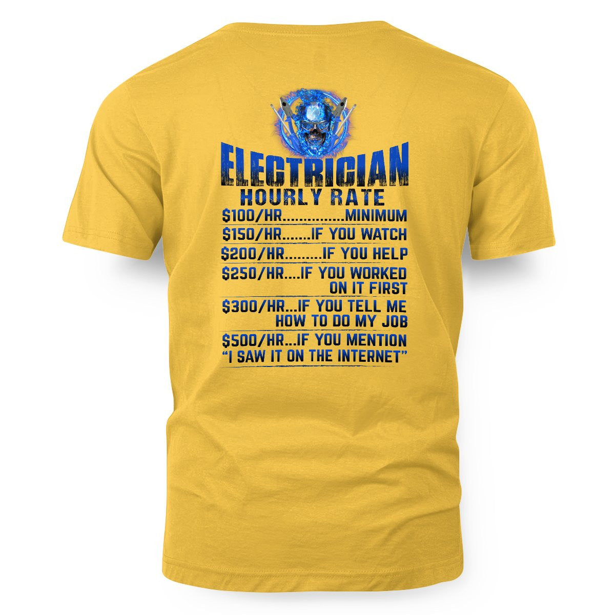 Awesome Electrician Hourly Rate-Hoodie - grunx260804-0061