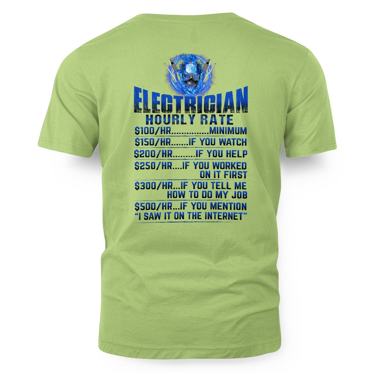 Awesome Electrician Hourly Rate-Hoodie - grunx260804-0061