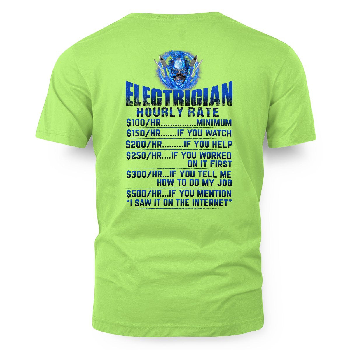 Awesome Electrician Hourly Rate-Hoodie - grunx260804-0061