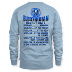 Awesome Electrician Hourly Rate-Hoodie - grunx260804-0061