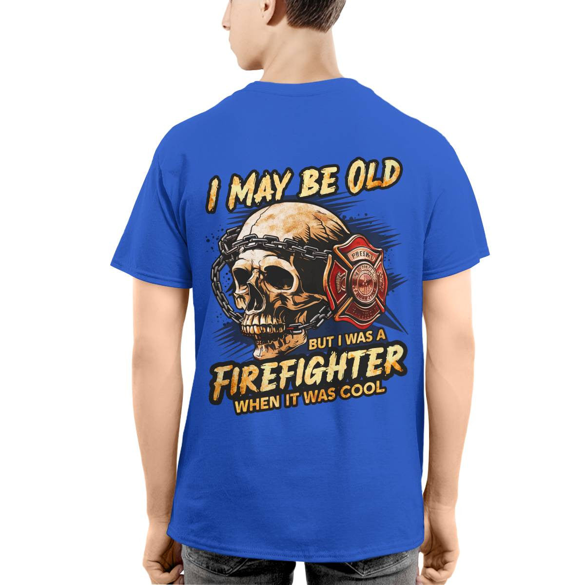 Awesome Firefighter-T-shirt - grunx260804-0146