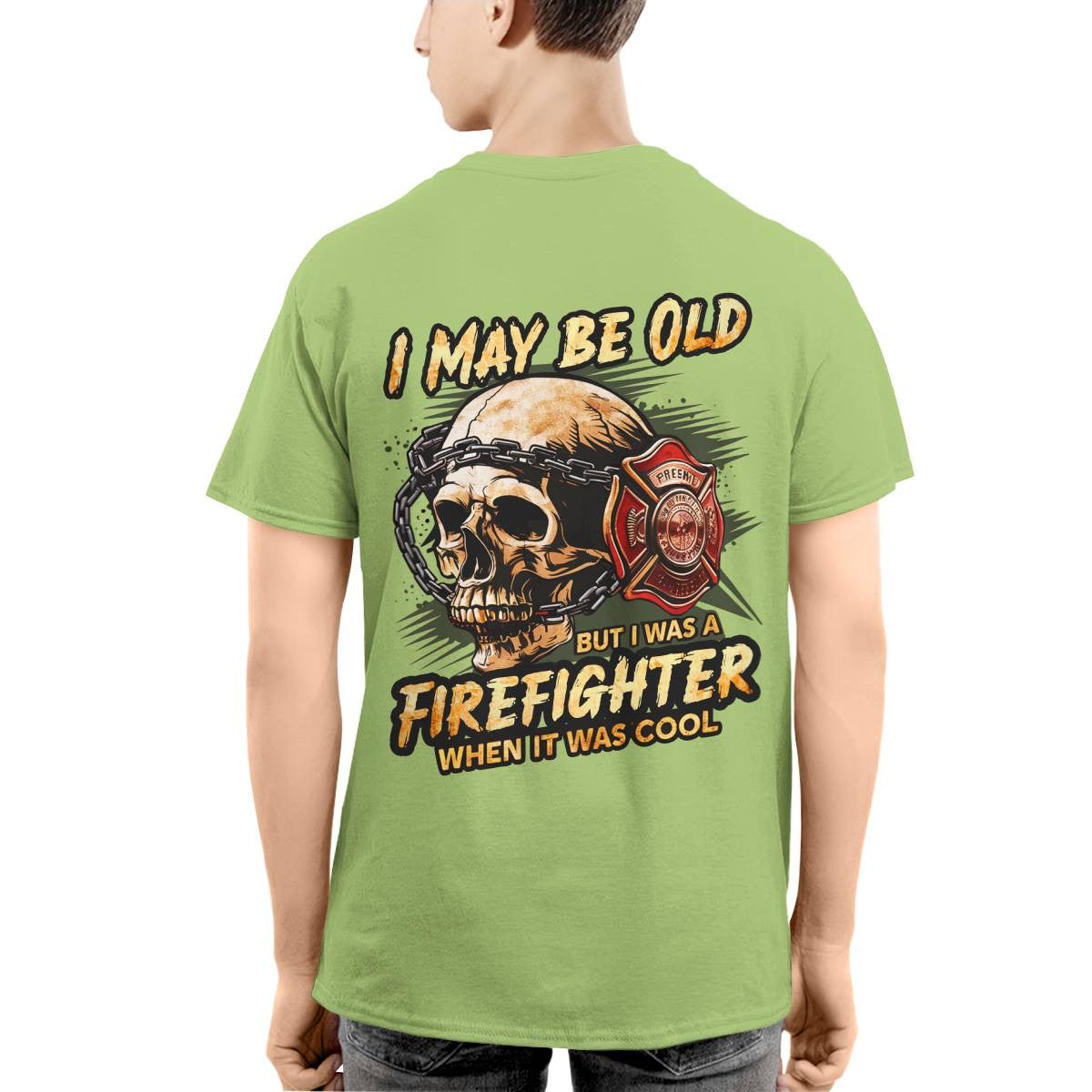 Awesome Firefighter-T-shirt - grunx260804-0146