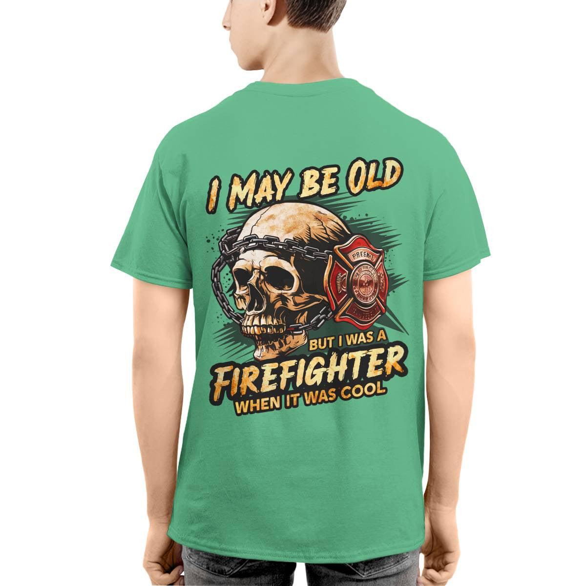 Awesome Firefighter-T-shirt - grunx260804-0146