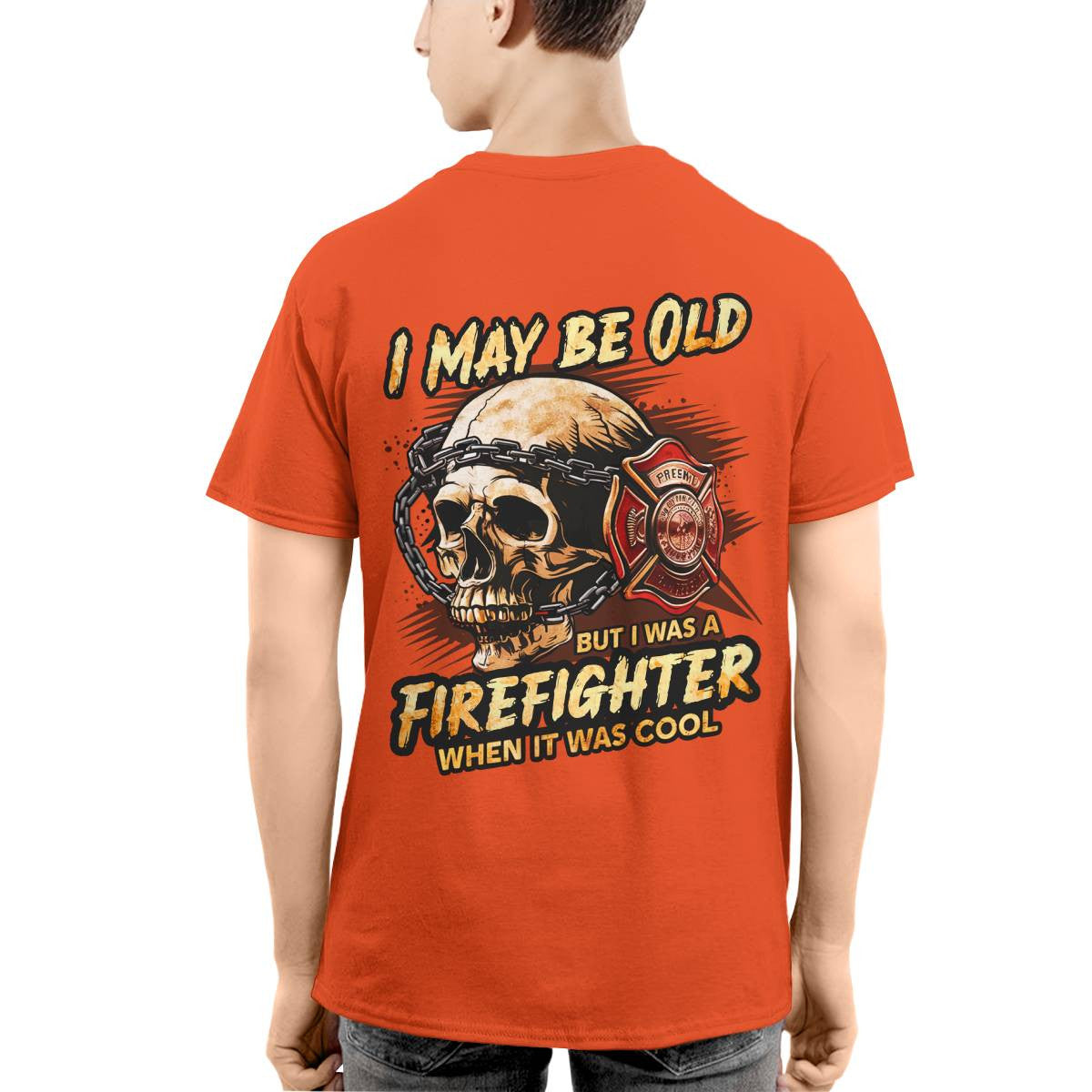 Awesome Firefighter-T-shirt - grunx260804-0146