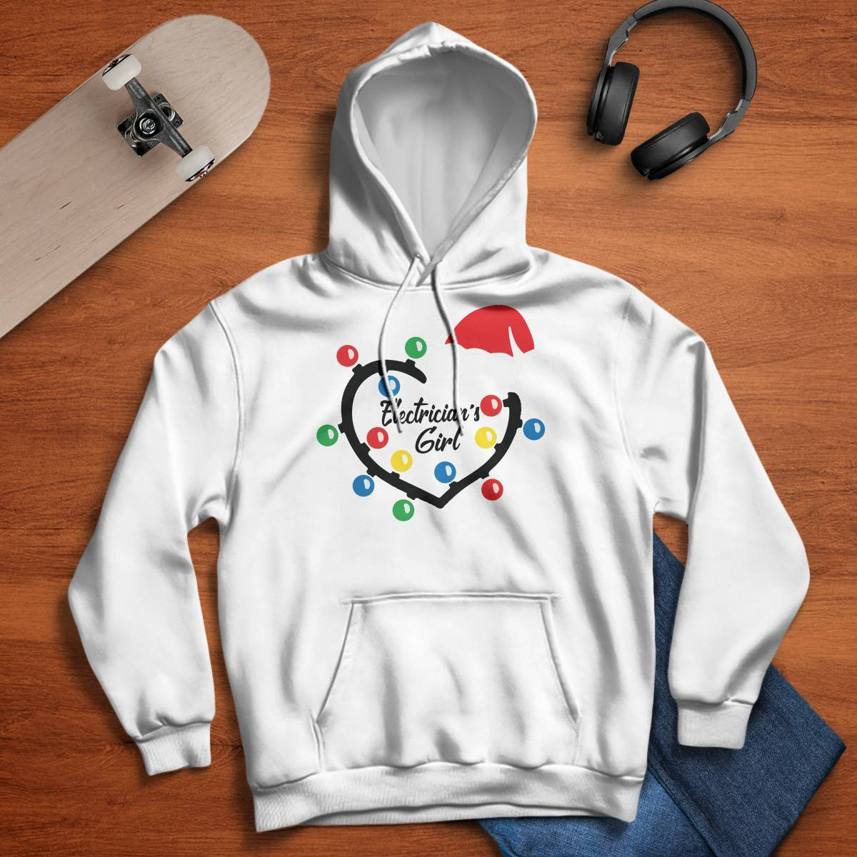 Awesome Electrician's Girl-Hoodie - grunx260804-0063