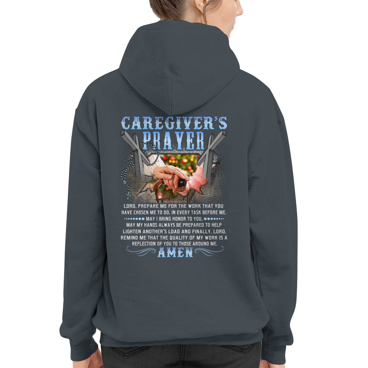 Awesome Caregiver's Prayer -Hoodie-#F111124EVTAS10BCAREZ4