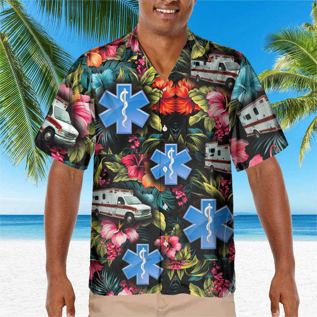 Awesome EMT- AOP Pocket Hawaiian Shirt - grunx260804-0095