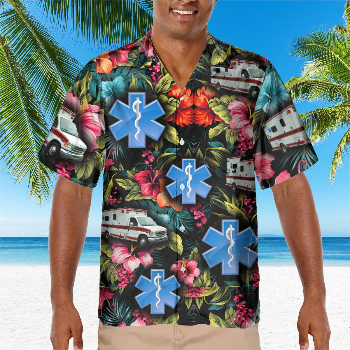 Awesome EMT- AOP Pocket Hawaiian Shirt - grunx260804-0095
