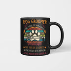 Awesome Dog Groomer the soul of an Angel-T-shirt - grunx260804-0037