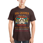 Awesome Dog Groomer the soul of an Angel-T-shirt - grunx260804-0037