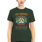 Awesome Dog Groomer the soul of an Angel-T-shirt - grunx260804-0037