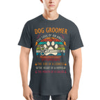 Awesome Dog Groomer the soul of an Angel-T-shirt - grunx260804-0037