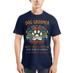 Awesome Dog Groomer the soul of an Angel-T-shirt - grunx260804-0037