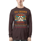 Awesome Dog Groomer the soul of an Angel-T-shirt - grunx260804-0037