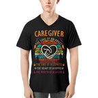 Awesome Caregiver the soul of an Angel-T-shirt-#F140824THESOL3FCAREZ4