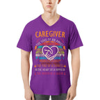 Awesome Caregiver the soul of an Angel-T-shirt-#F140824THESOL3FCAREZ4