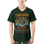 Awesome Caregiver the soul of an Angel-T-shirt-#F140824THESOL3FCAREZ4