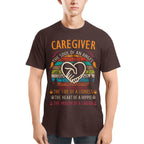Awesome Caregiver the soul of an Angel-T-shirt-#F140824THESOL3FCAREZ4