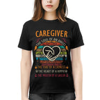 Awesome Caregiver the soul of an Angel-T-shirt-#F140824THESOL3FCAREZ4