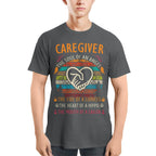 Awesome Caregiver the soul of an Angel-T-shirt-#F140824THESOL3FCAREZ4