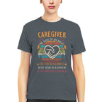 Awesome Caregiver the soul of an Angel-T-shirt-#F140824THESOL3FCAREZ4