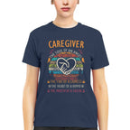 Awesome Caregiver the soul of an Angel-T-shirt-#F140824THESOL3FCAREZ4