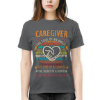 Awesome Caregiver the soul of an Angel-T-shirt-#F140824THESOL3FCAREZ4
