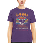 Awesome Caregiver the soul of an Angel-T-shirt-#F140824THESOL3FCAREZ4