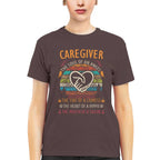 Awesome Caregiver the soul of an Angel-T-shirt-#F140824THESOL3FCAREZ4