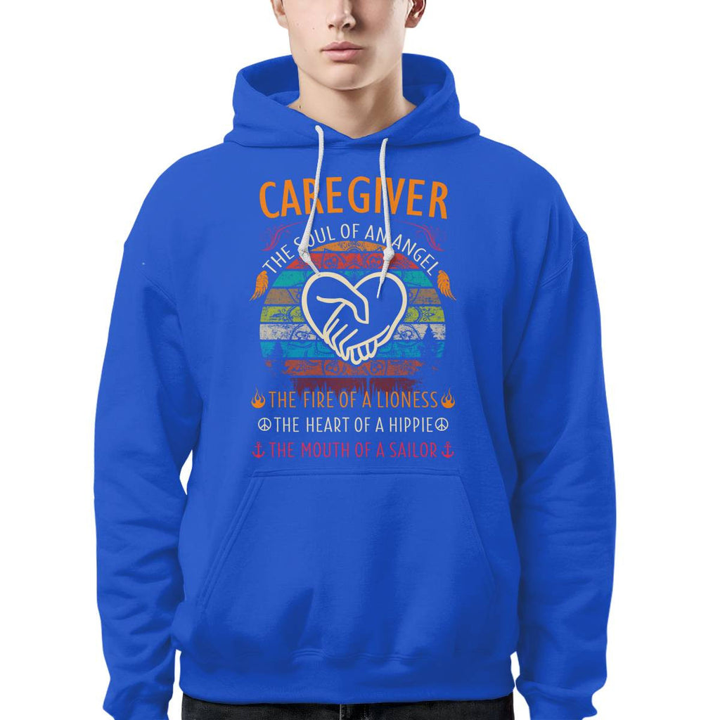 Awesome Caregiver the soul of an Angel-T-shirt-#F140824THESOL3FCAREZ4