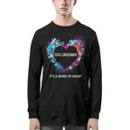 Awesome Dog Groomer Its a work of heart-T-shirt - grunx260804-0030