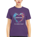 Awesome Dispatcher Its a work of heart-T-shirt - grunx260804-0016