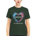 Awesome Dispatcher Its a work of heart-T-shirt - grunx260804-0016
