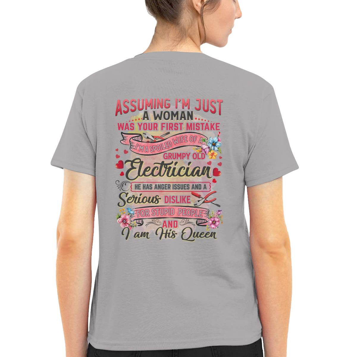 Awesome Electrician-T-shirt - grunx260804-0077