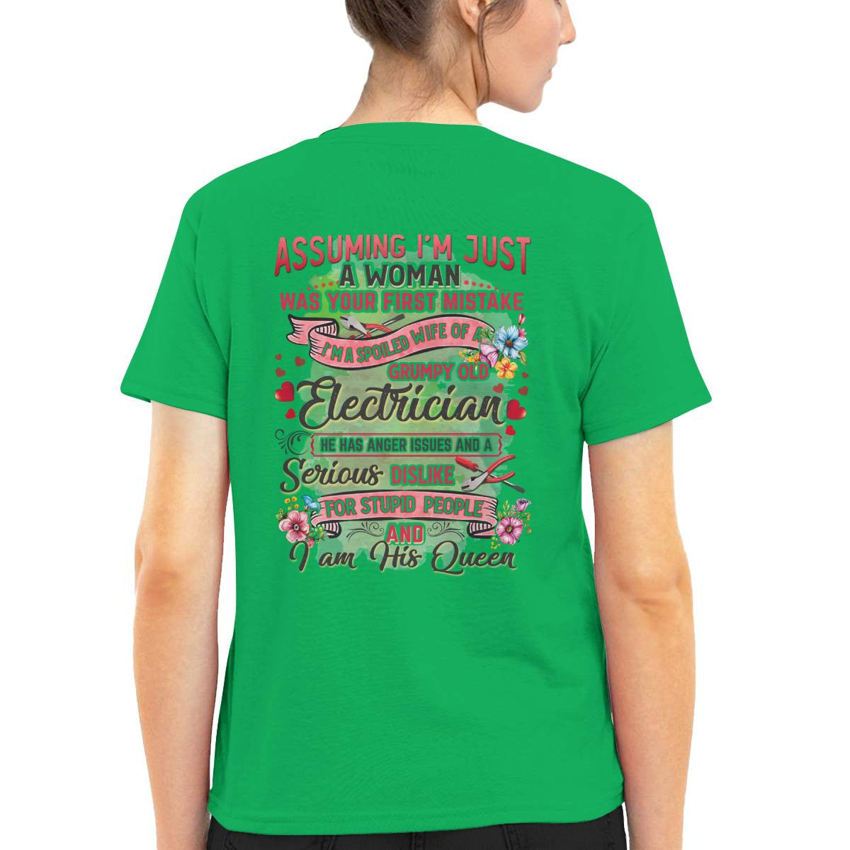 Awesome Electrician-T-shirt - grunx260804-0077