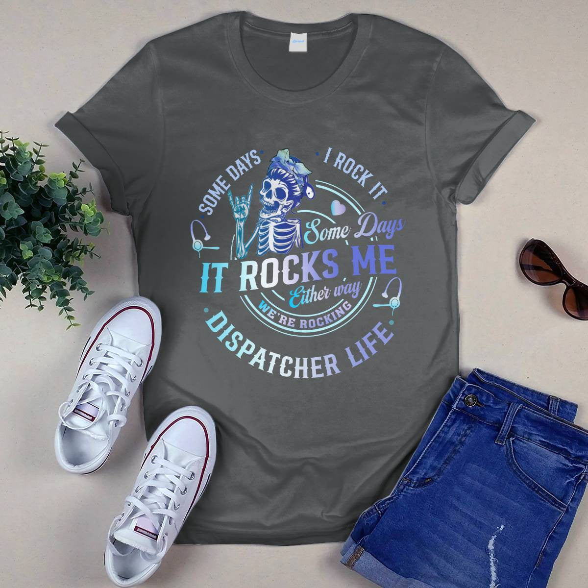 Awesome Dispatcher Life-T-shirt - grunx260804-0017