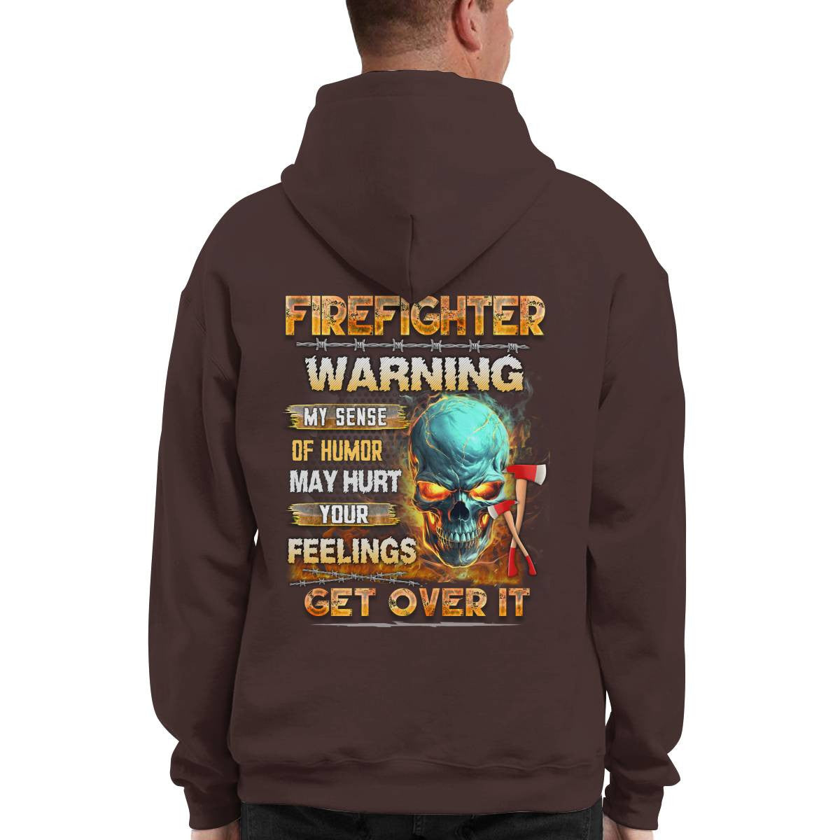 Awesome Firefighter-Hoodie - grunx260804-0136