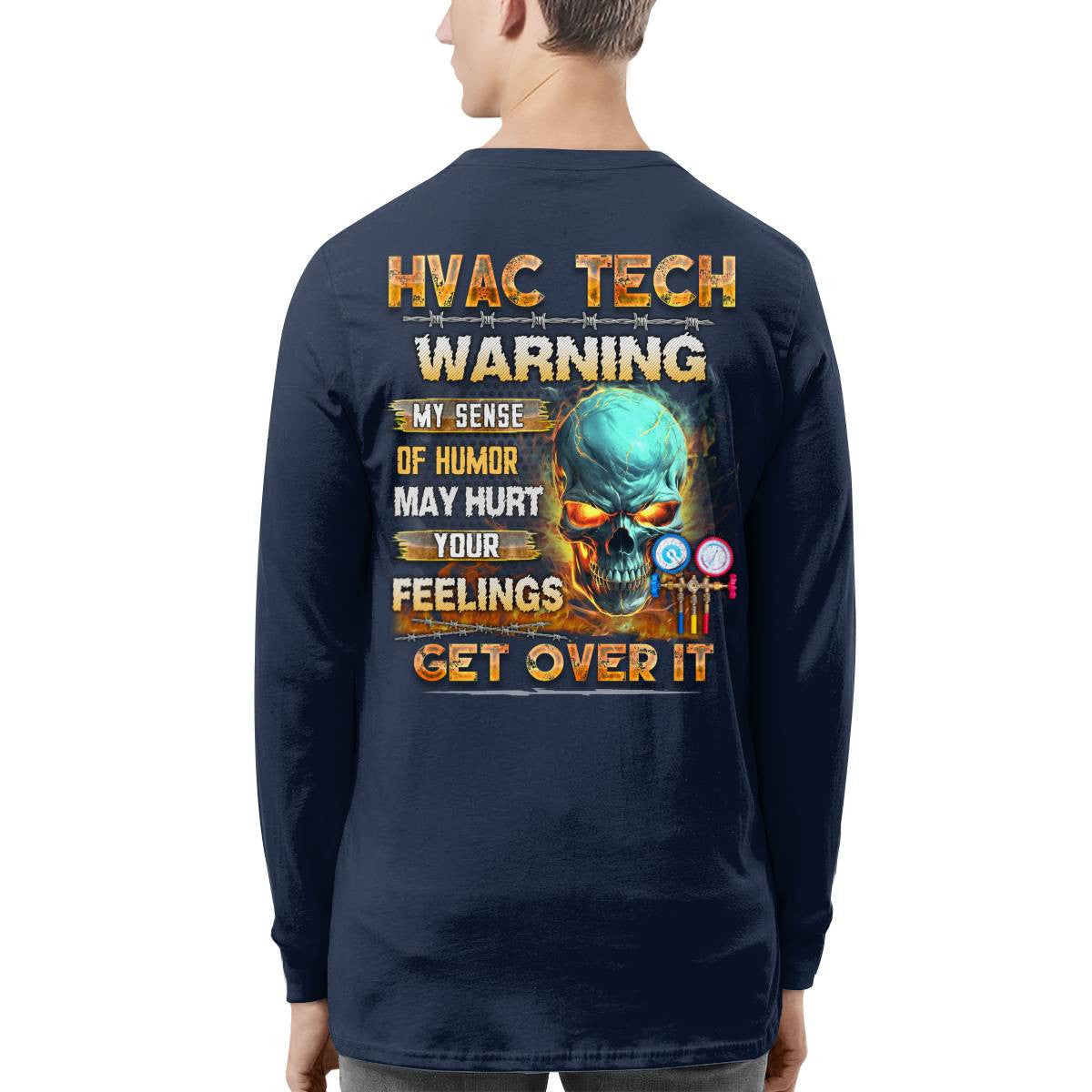 Awesome HVAC Tech -Hoodie - grunx260804-0230