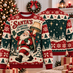 Santa's Carrying The Award Ugly Sweater