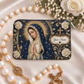 Starry Mary Roses Personalized PU Leather Pouch