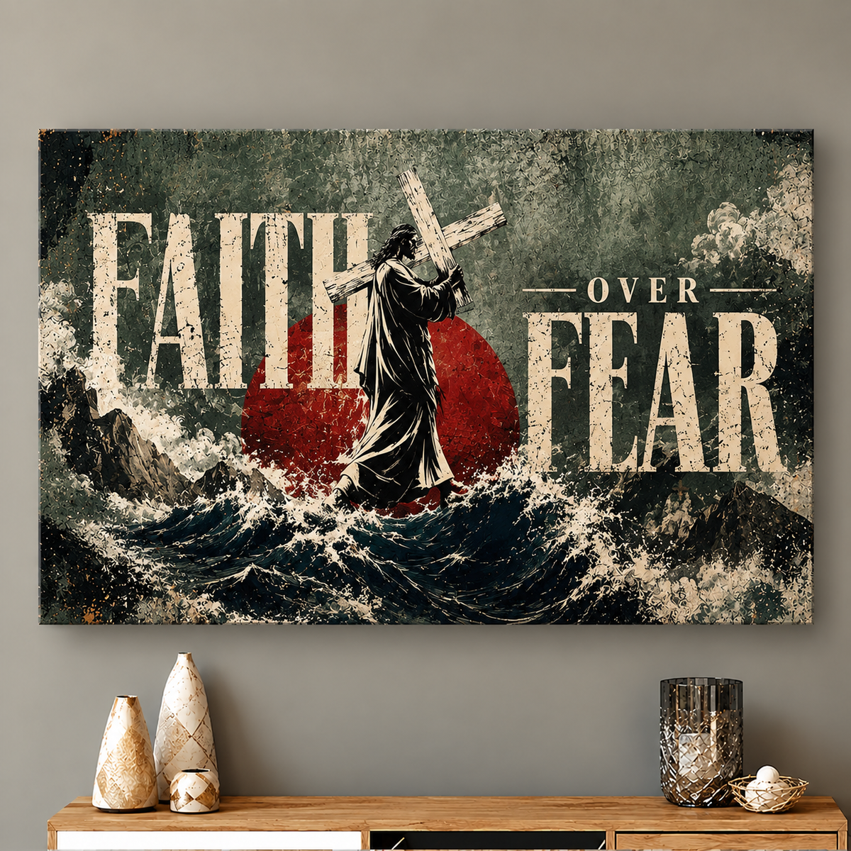 Faith Over Fear Canvas