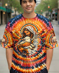God And Lamb Swirl Men's All Over Print Shirt - Trunx560128