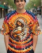 God And Lamb Swirl Men's All Over Print Shirt - Trunx560128