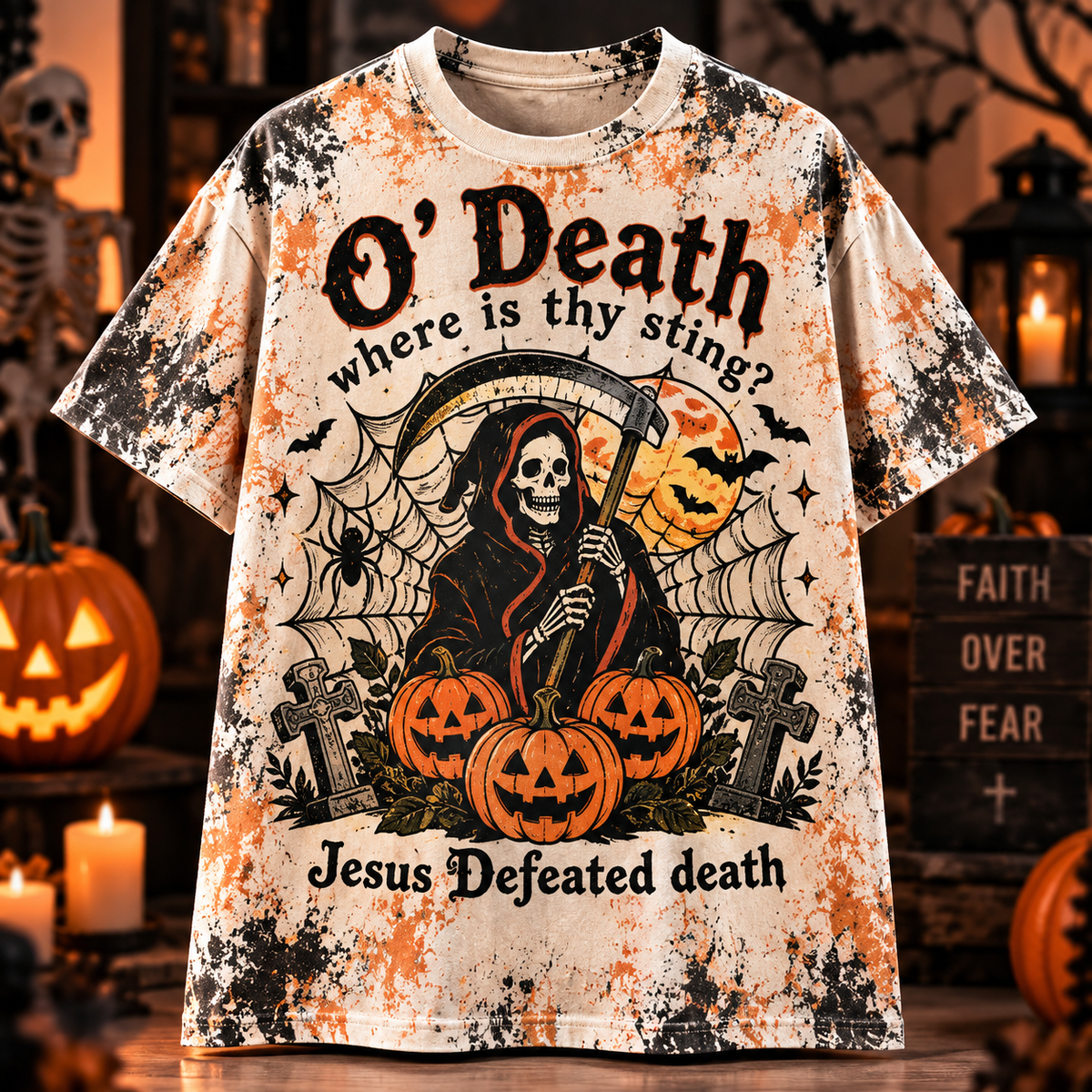 O' Death Jesus Defeated Death T-Shirt
