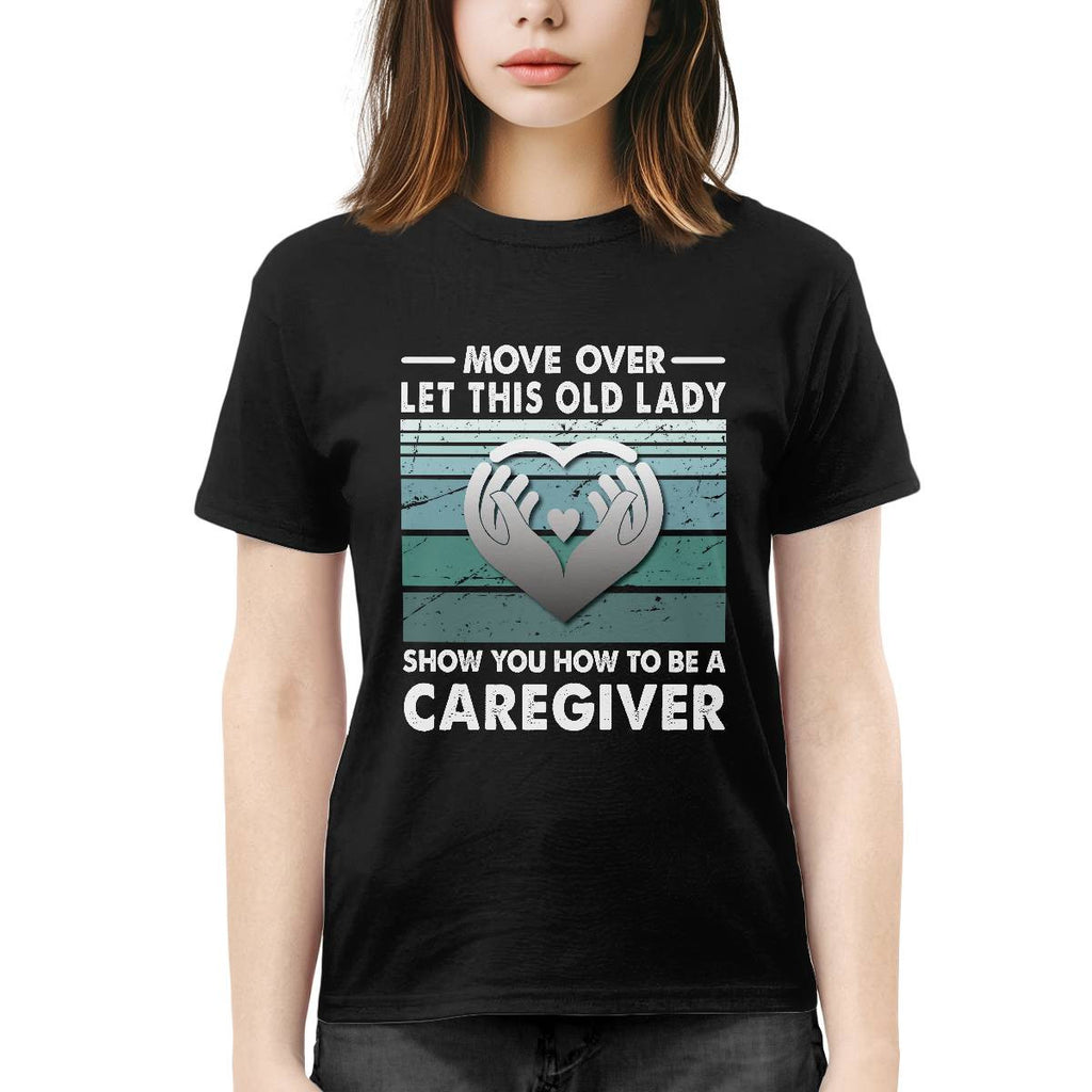 Awesome Caregiver-T-Shirt-#F011024OLDLDY2FCAREZ4