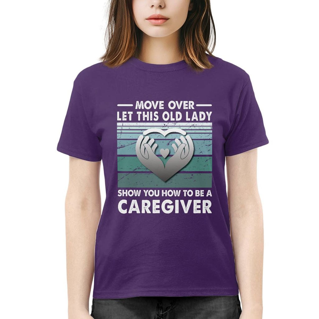 Awesome Caregiver-T-Shirt-#F011024OLDLDY2FCAREZ4