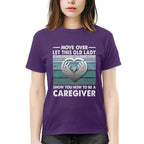 Awesome Caregiver-T-Shirt-#F011024OLDLDY2FCAREZ4