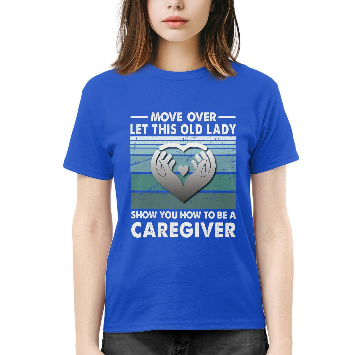 Awesome Caregiver-T-Shirt-#F011024OLDLDY2FCAREZ4